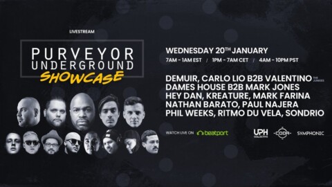 Carlo Lio B2B Valentino – The Junkies DJ set – Purveyor Underground Label Showcase | @Beatport Live
