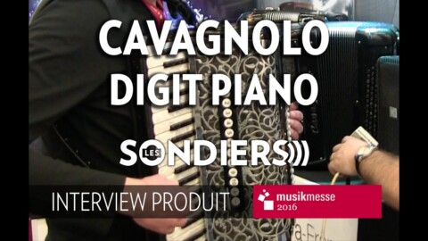[MESSE 2016] Accordéon numérique Cavagnolo DIGIT Piano [FR]