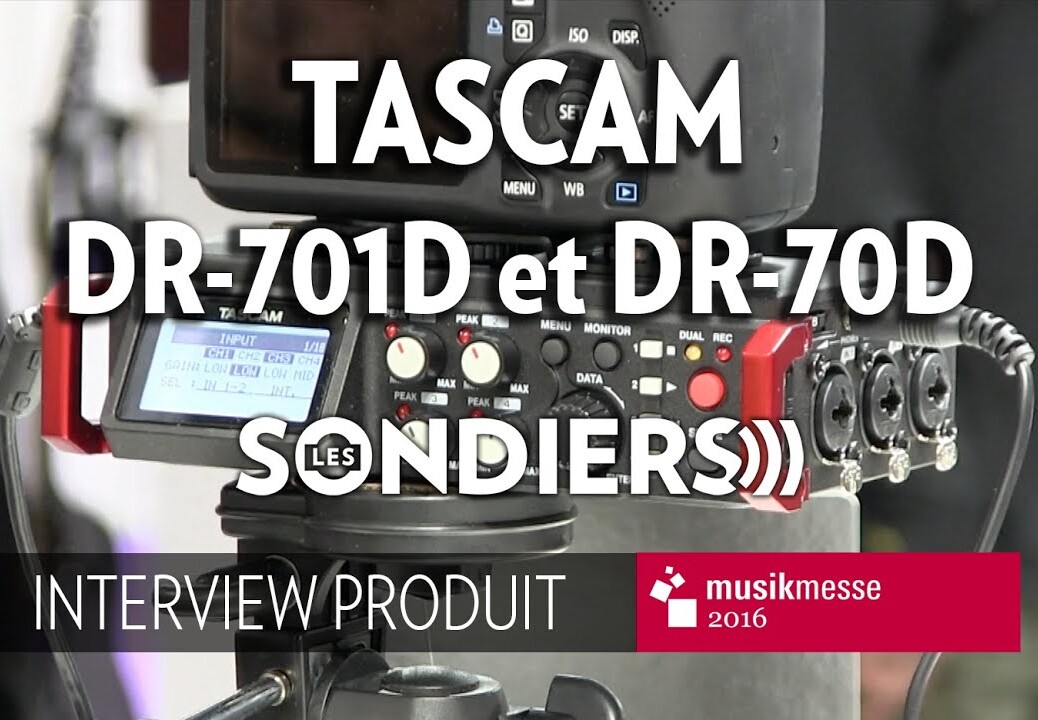 [MESSE 2016] Tascam DR-701D DR-70D