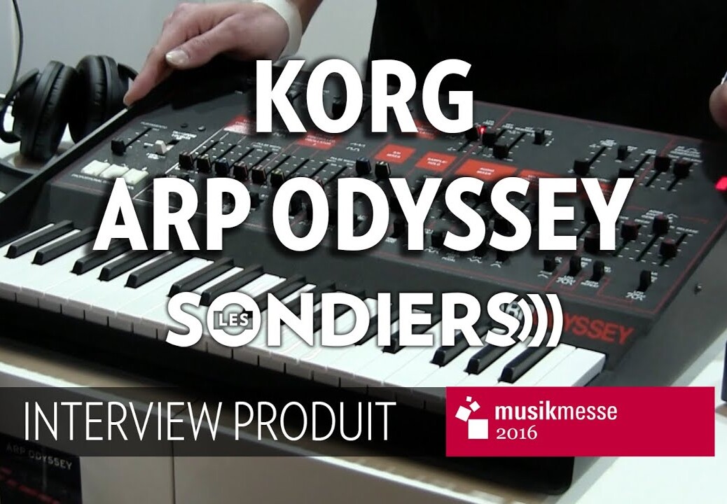 [MESSE 2016] Korg Arp Odyssey [FR]