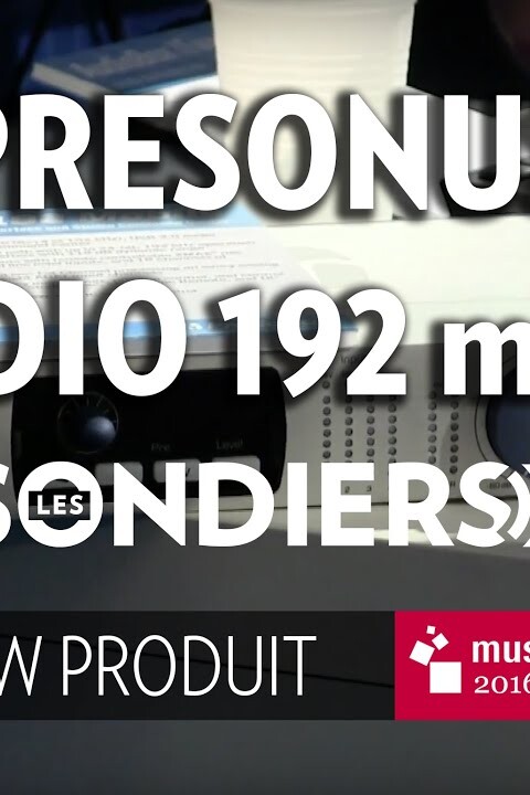 [MESSE 2016] Presonus Studio 192 mobile [EN – VOST]