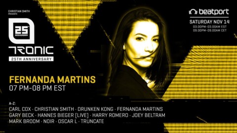 Fernanda Martins DJ set – Tronic 25th Anniversary | @Beatport Live