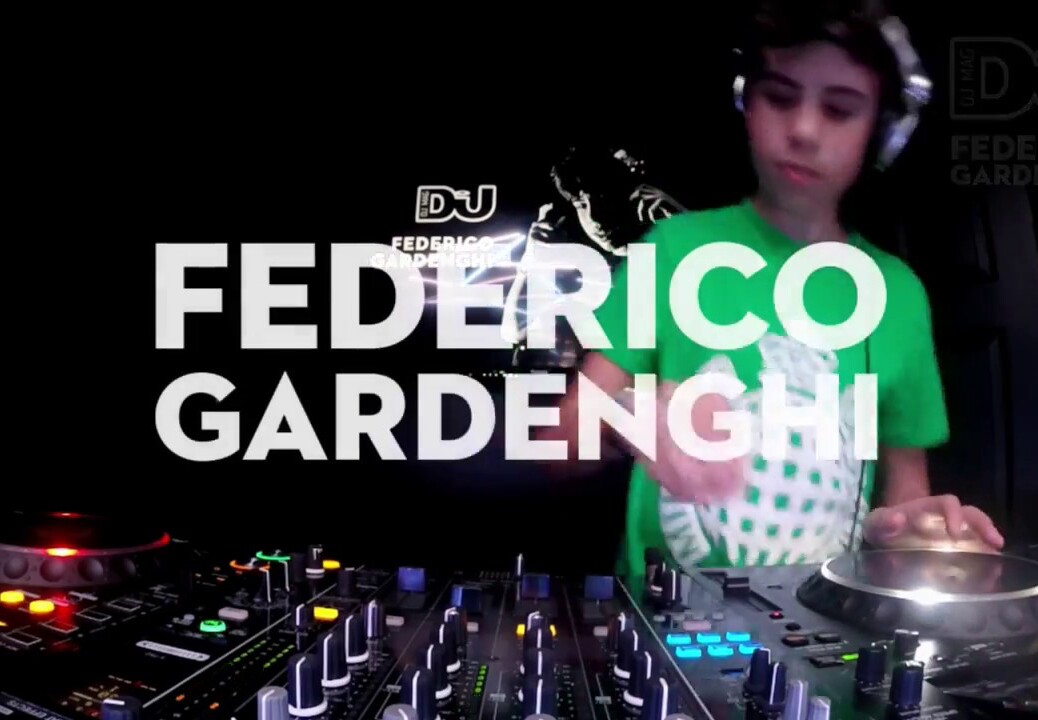 Federico Gardenghi – 12 Year Old Techno DJ – Exclusive Live DJ Set