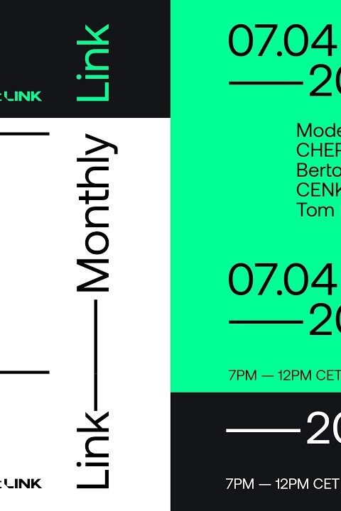 Link Monthly LIVE w/ Moderna, CHERIII, Bertolt Meyer, CENKK, Tom Peters | @Beatport Live