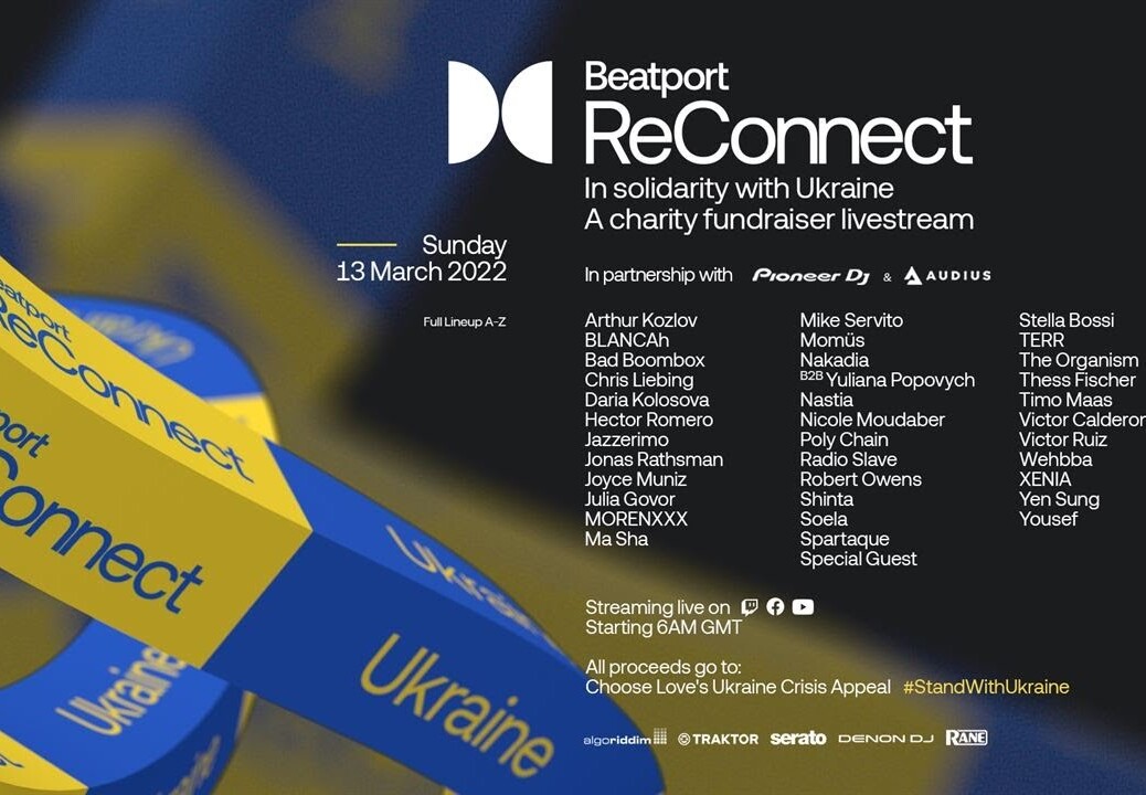 Victor Ruiz DJ set – Beatport ReConnect: In Solidarity with Ukraine 2022 | @Beatport Live