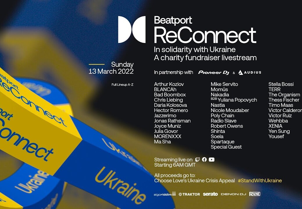 Yousef – Full 2 Hour DJ set –  Beatport ReConnect: In Solidarity with Ukraine 2022 | @Beatport  Live
