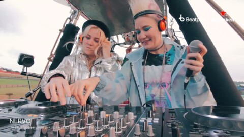 NERVO DJ set from a hot air balloon in Interlagos Brazil | @FORMULA 1  | @Heineken | @Beatport