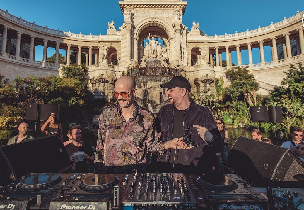 Adana Twins at Palais Longchamp in Marseille, France for Cercle