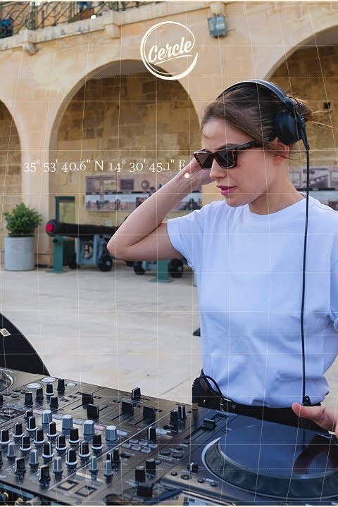 Anfisa Letyago at Saluting Battery, in Malta for Cercle