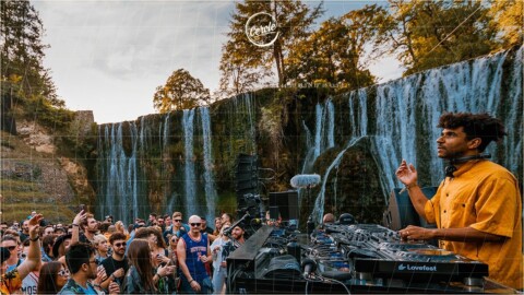 Jamie Jones at Pliva Waterfalls in Jajce, Bosnia-Herzegovina