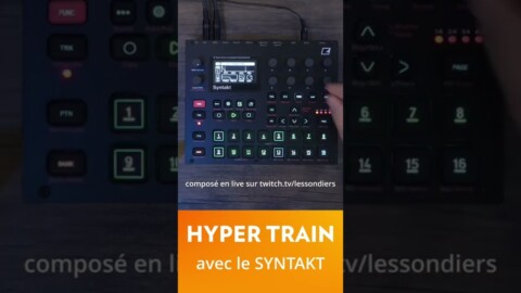 Compo en live avec le Syntakt d’Elektron, ça s’appelle Hyper Train. Vous aimez ?
