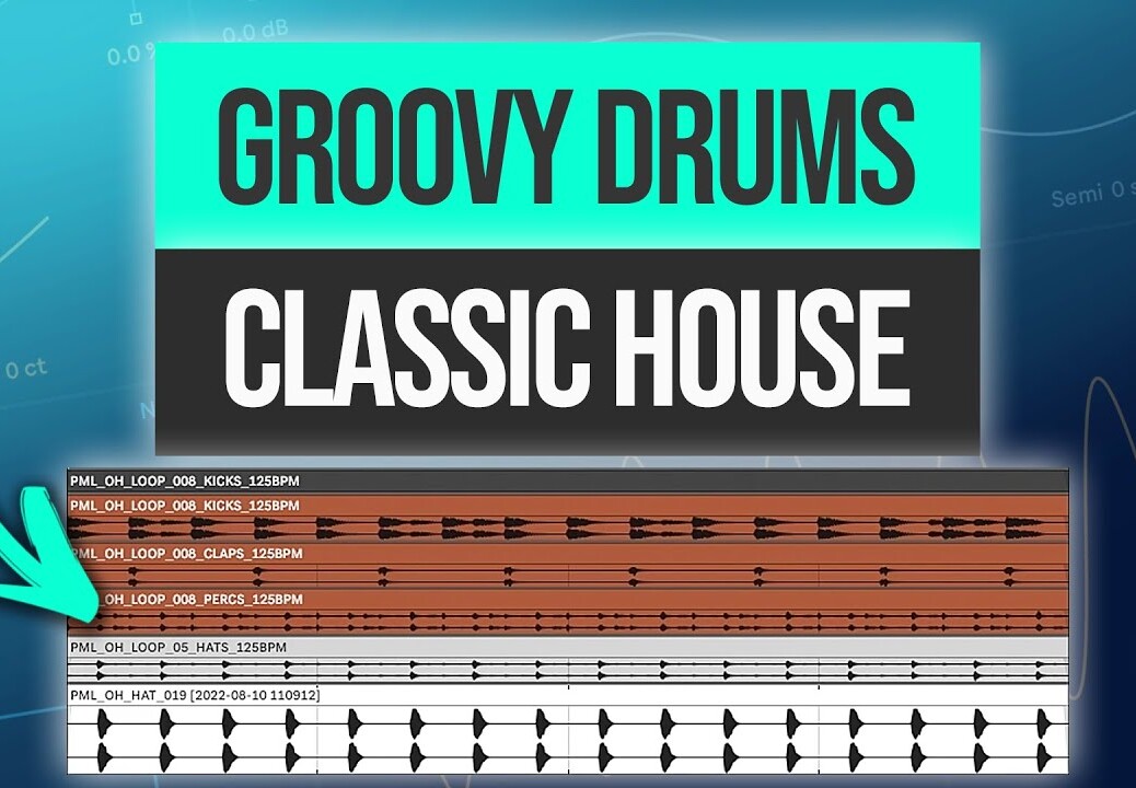 How to Make Groovy Classic House Drum Grooves | Ableton Live Tutorial