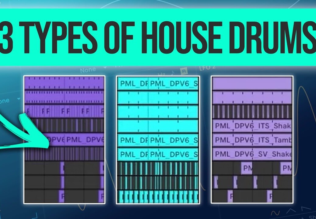 3 Types of House Drum Grooves – Melodic, Tech & Organic | Ableton Live Tutorial