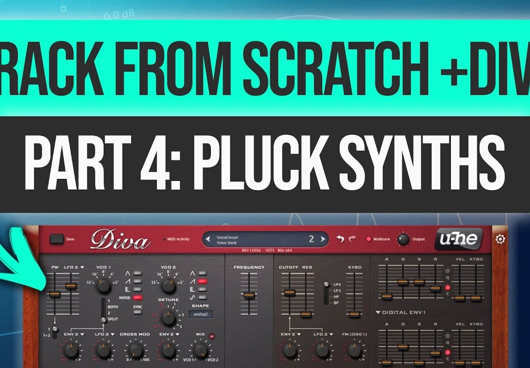 Track from Start to Finish | Part 4: Pluck Synths | Ableton & Diva | Melodic House