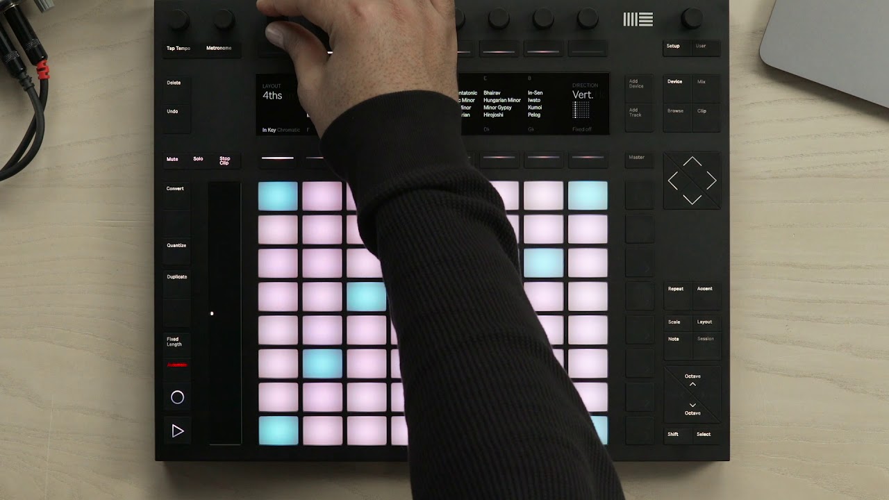 Learn Push 2: Note Mode settings - Virtual Clubbing Life