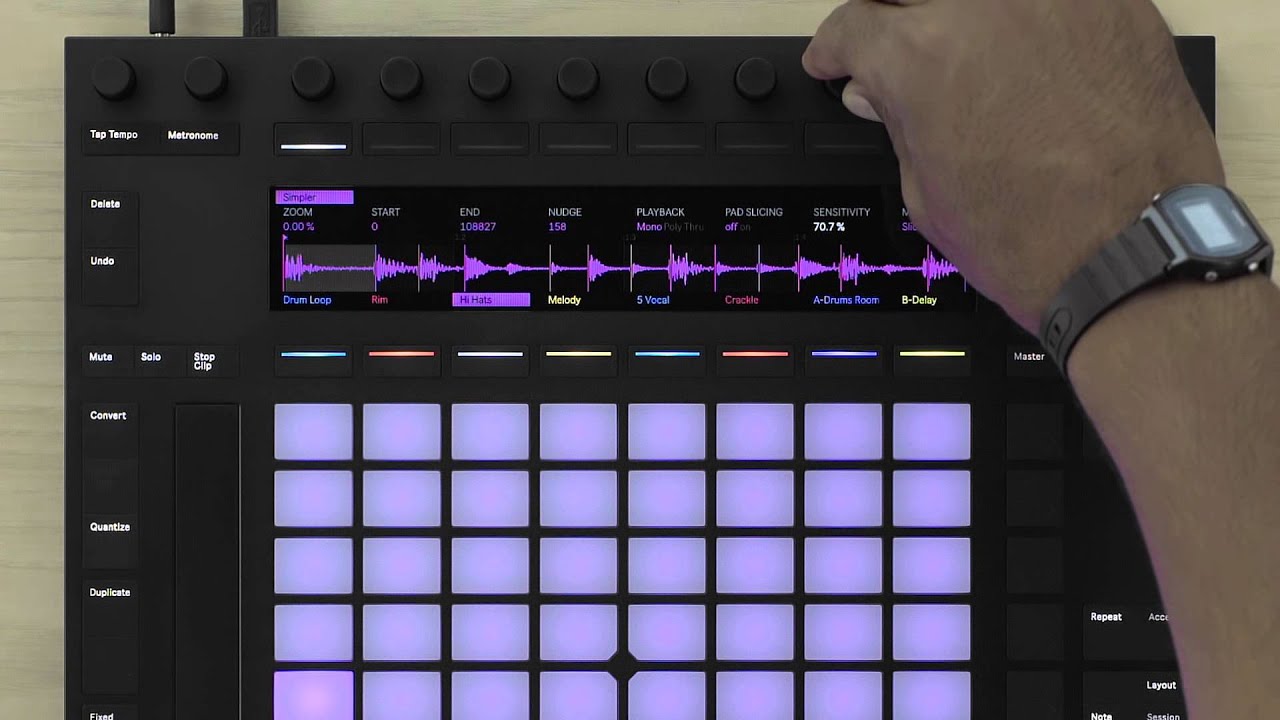 Learn Push 2: Sampling: Workflow overview - Virtual Clubbing Life