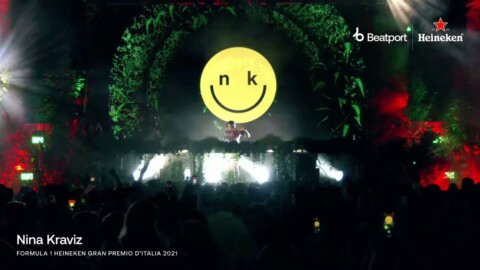 ​@Nina Kraviz live | The Heineken Greener Bar, Milan |@FORMULA 1 Heineken Gran Premio D’Italia …