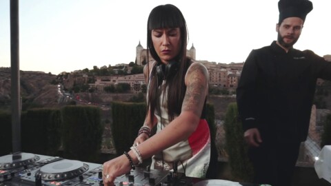 Cheflopez b2b Fatima Hajji at Castillo de San Servando, Toledo, Spain ??‍???‍?