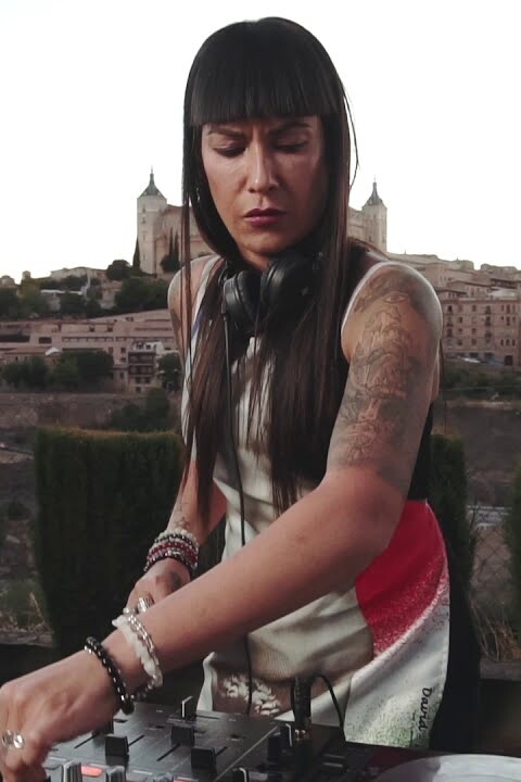 Cheflopez b2b Fatima Hajji at Castillo de San Servando, Toledo, Spain ??‍???‍?