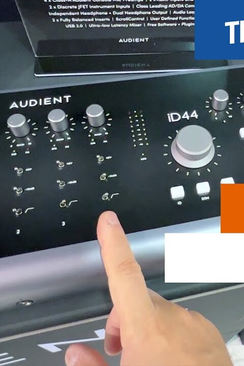 [NAMM 2022] AUDIENT ID44 MKII : mise à jour des convertisseurs et fonction loopback