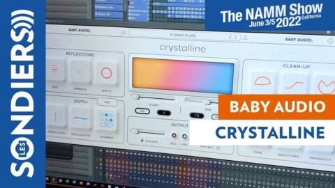 [NAMM 2022] BABY AUDIO CRYSTALLINE : Reverb algorithmique polyvalente, du vintage au moderne