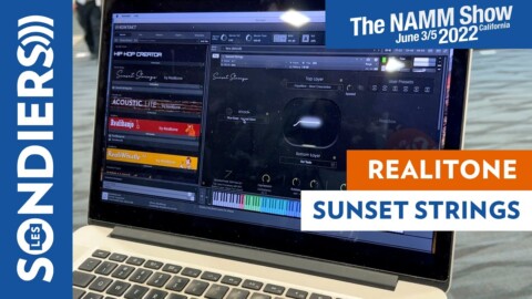 [NAMM 2022] REALITONE SUNSET STRINGS : Des violons hollywoodiens avec des articulations originales