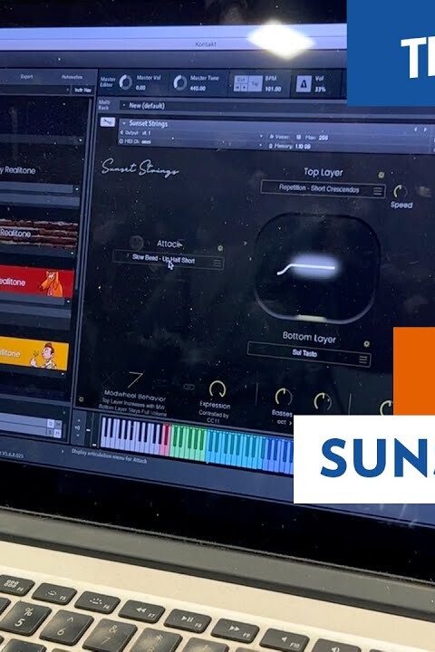 [NAMM 2022] REALITONE SUNSET STRINGS : Des violons hollywoodiens avec des articulations originales