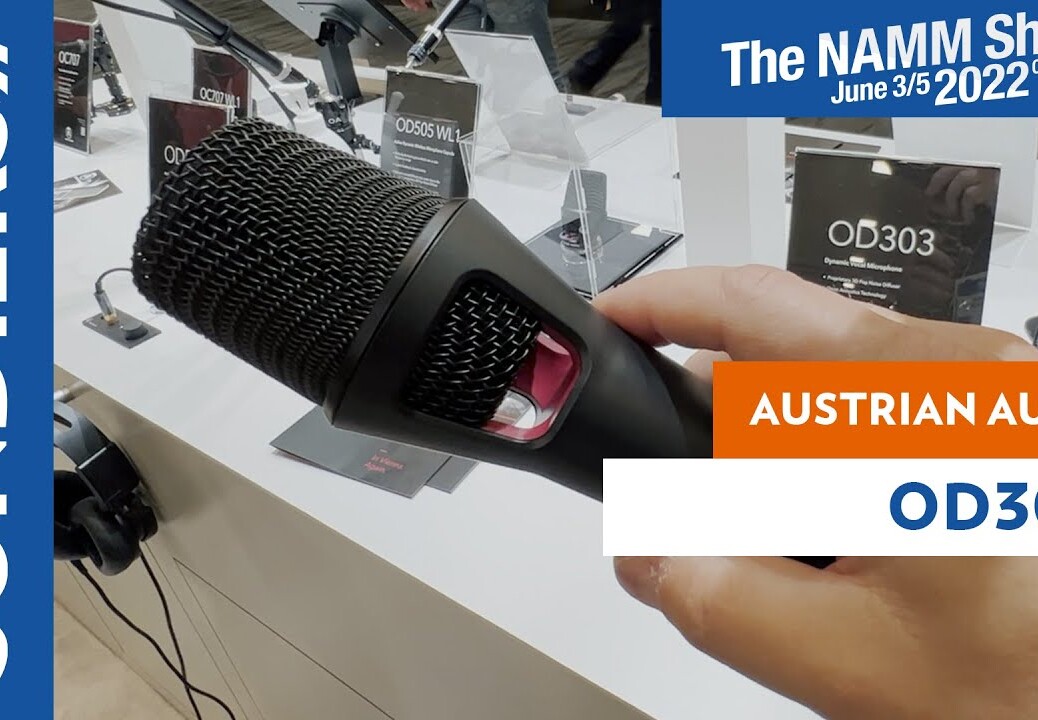 [NAMM 2022] AUSTRIAN AUDIO OD303 : Micro chant à design open back