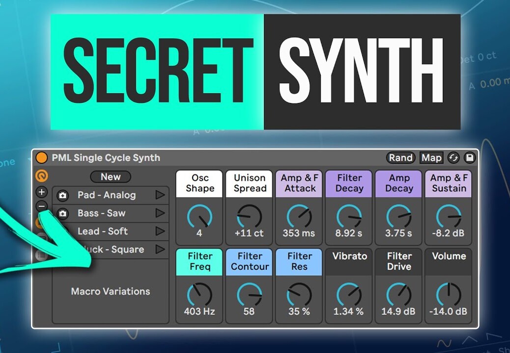 The Secret Ableton Synth + Free Rack Download | Single Cycle Waveforms Tutorial