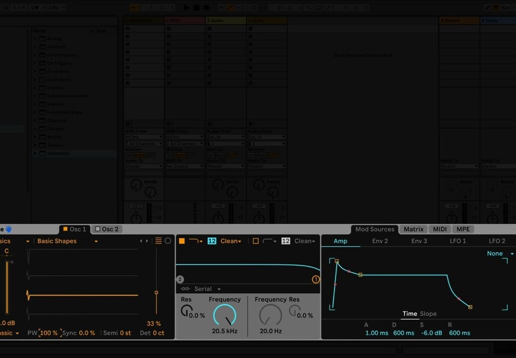 Learn Live 11: Wavetable – Oscillator Effect Modes