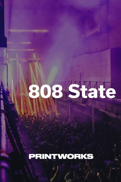 808 State [Live] @ Nina Kraviz presents Galaxiid x Printworks London  (BE-AT.TV)