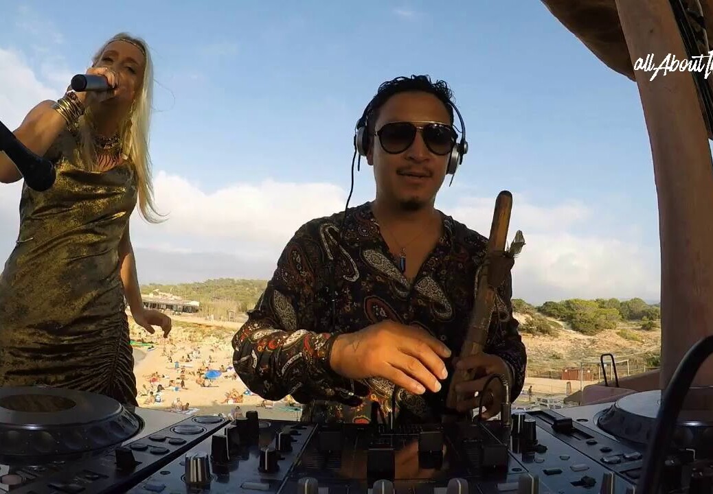 HINNISE SANRA feat. BLANKA NOVA x Eivissa Sound at Ashram Sunset Ibiza © www.Allaboutibizatv.net