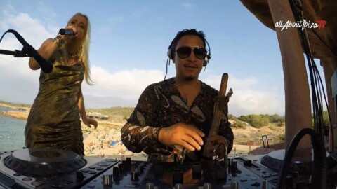HINNISE SANRA feat. BLANKA NOVA x Eivissa Sound at Ashram Sunset Ibiza © www.Allaboutibizatv.net