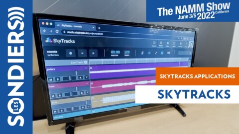 [NAMM 2022] SKYTRACKS : Station de travail audionumérique collaborative dans le navigateur internet