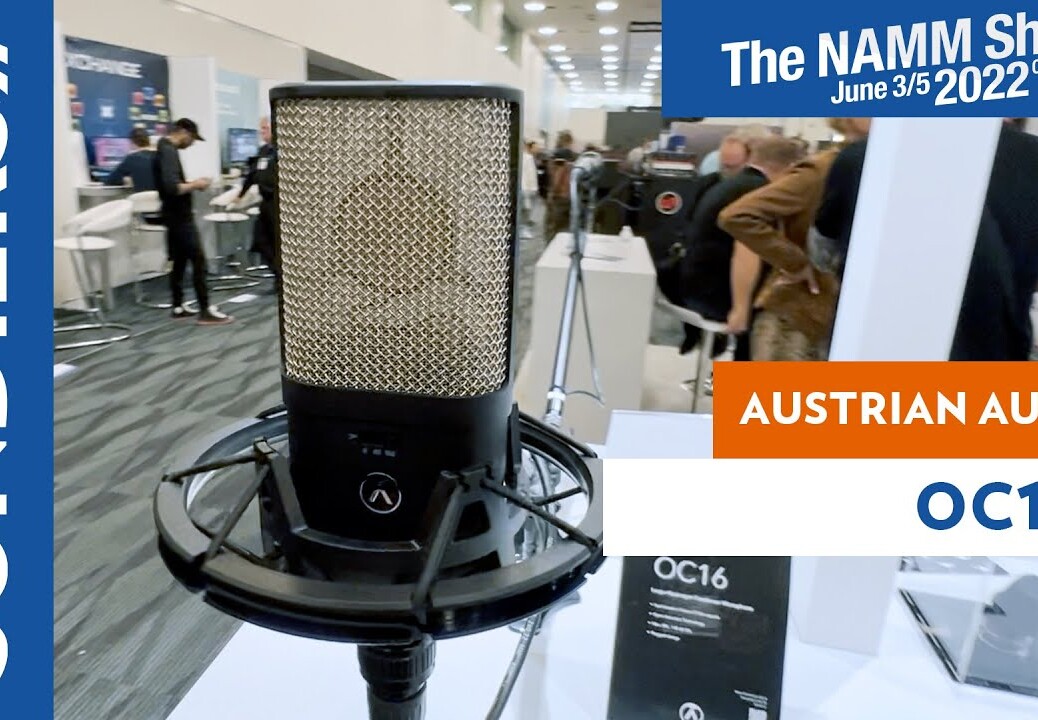 [NAMM 2022] AUSTRIAN AUDIO OC16 – Micro statique à large membrane