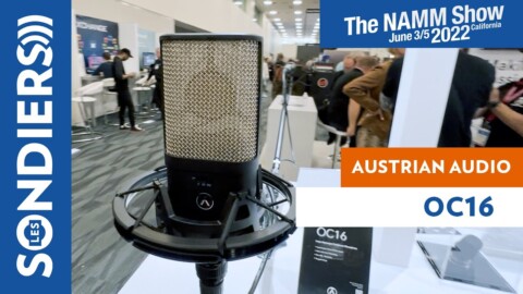 [NAMM 2022] AUSTRIAN AUDIO OC16 – Micro statique à large membrane