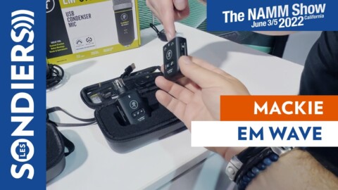 [NAMM 2022] MACKIE EM WAVE – Kit Emetteur / Récepteur sans fil pour micro XLR ou micro cravate
