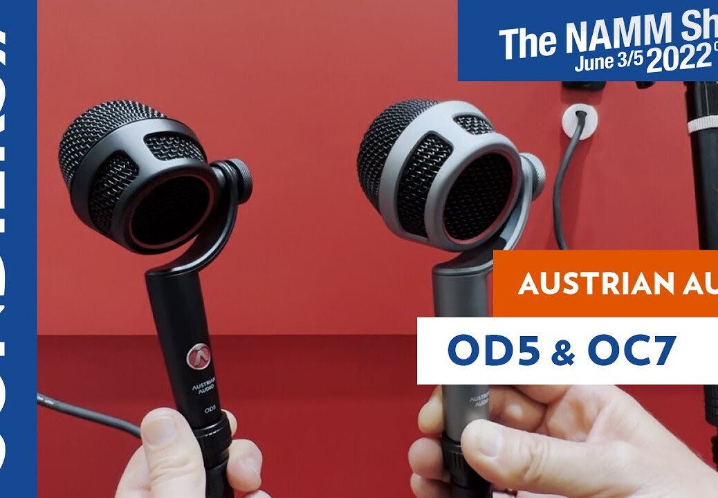[NAMM 2022] AUSTRIAN AUDIO OD5 & OC7 – Micros orientables avec filtre passe haut