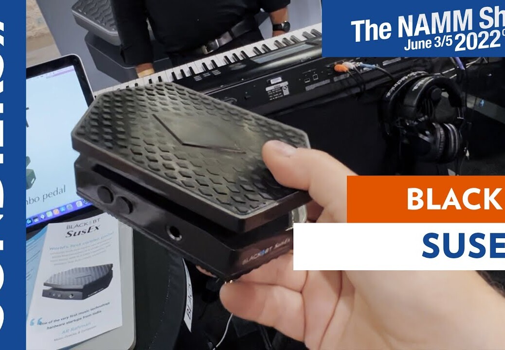 [NAMM 2022] BLACK BT SUSEX : Pédale combo Sustain + Expression bluetooth MIDI