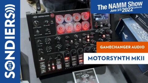 [NAMM 2022] GAMECHANGER AUDIO MOTORSYNTH MKII – Le synthé à moteurs et capteurs optiques
