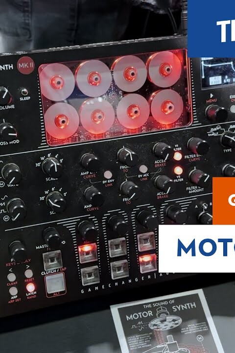 [NAMM 2022] GAMECHANGER AUDIO MOTORSYNTH MKII – Le synthé à moteurs et capteurs optiques