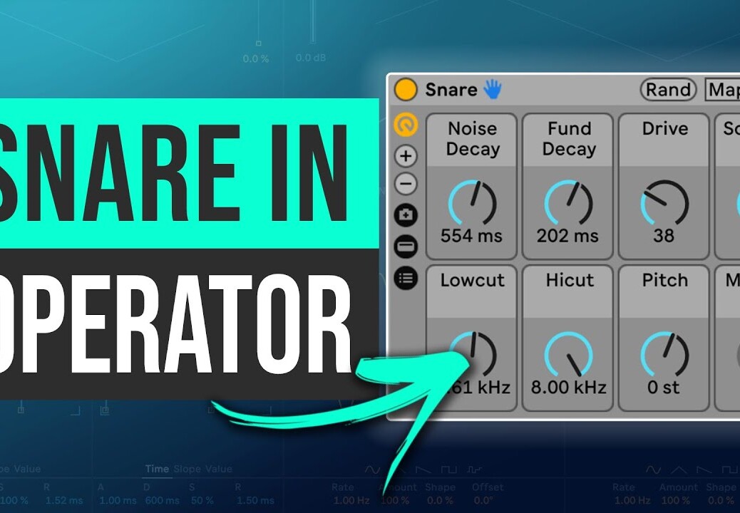 Snare Sound Design in Operator + Free 909 Drum Rack | Ableton Tutorial