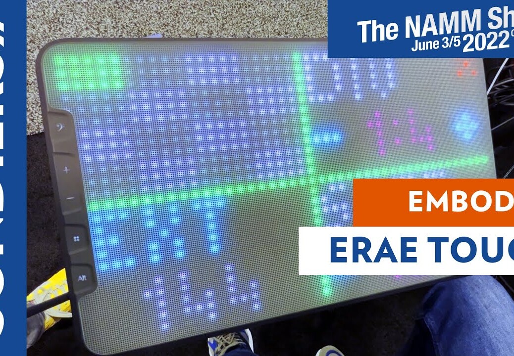 [NAMM 2022] EMBODME ERAE TOUCH : surface de contrôle tactile MPE multi fonctions