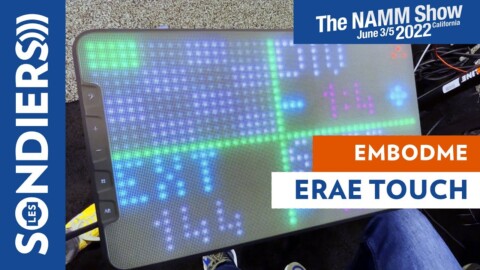 [NAMM 2022] EMBODME ERAE TOUCH : surface de contrôle tactile MPE multi fonctions