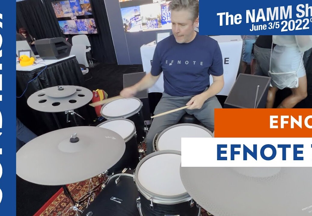 [NAMM 2022] EFNOTE 7X – Batterie électronique haut de gamme / Media Preview Day