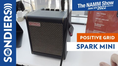 [NAMM 2022] POSITIVE GRID SPARK MINI / Ampli guitare portable + appli mobile / Media Preview Day