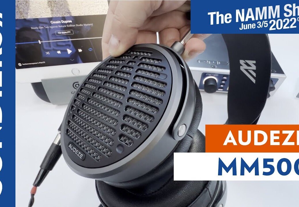 [NAMM 2022] AUDEZE MM500 – Casque de mixage (design ouvert) / Media Preview Day