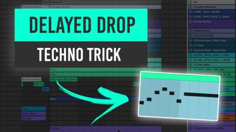Delayed Drop Techno Trick | Ableton Live Tutorial