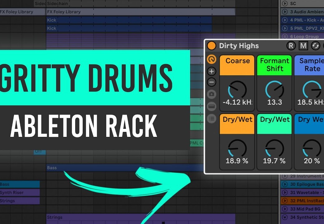 Adding Grit to Percussion – Organic House | Ableton Live Tutorial