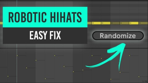 Robotic Hihats Easy Fix with Randomization | Ableton Live 11 Tutorial